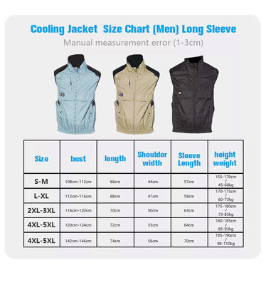 Turtleneck 7.2V মোটরসাইকেল এয়ার কন্ডিশনিং ভেস্ট এয়ার কন্ডিশন্ড কুলিং জ্যাকেট