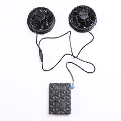 12V জ্যাকেট কুলিং ফ্যান 6700mAh এয়ার কন্ডিশনার স্যুট ফ্যান