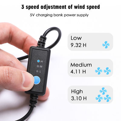 10050mAh শীতাতপ নিয়ন্ত্রিত কাপড়ের ফ্যান 5V কুলিং ভেস্ট ব্যাটারি