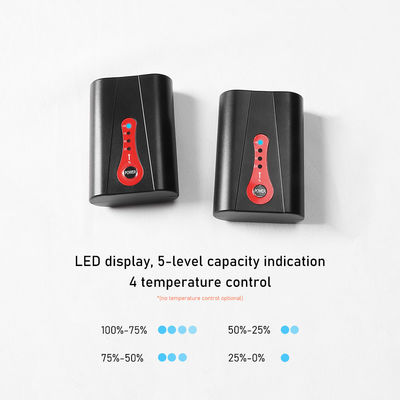 লি আয়ন উত্তপ্ত মোজা ব্যাটারি 18650 7.4V 2600mAh রিচার্জেবল